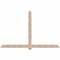 Ekena Millwork Eugene Smooth Timber Gable Bracket, Douglas Fir, 108"W x 68"H x 3 1/2"D x 5 1/2"F, 15/12 Pitch GBW108X68X0406EUG00SDF - alternate 1